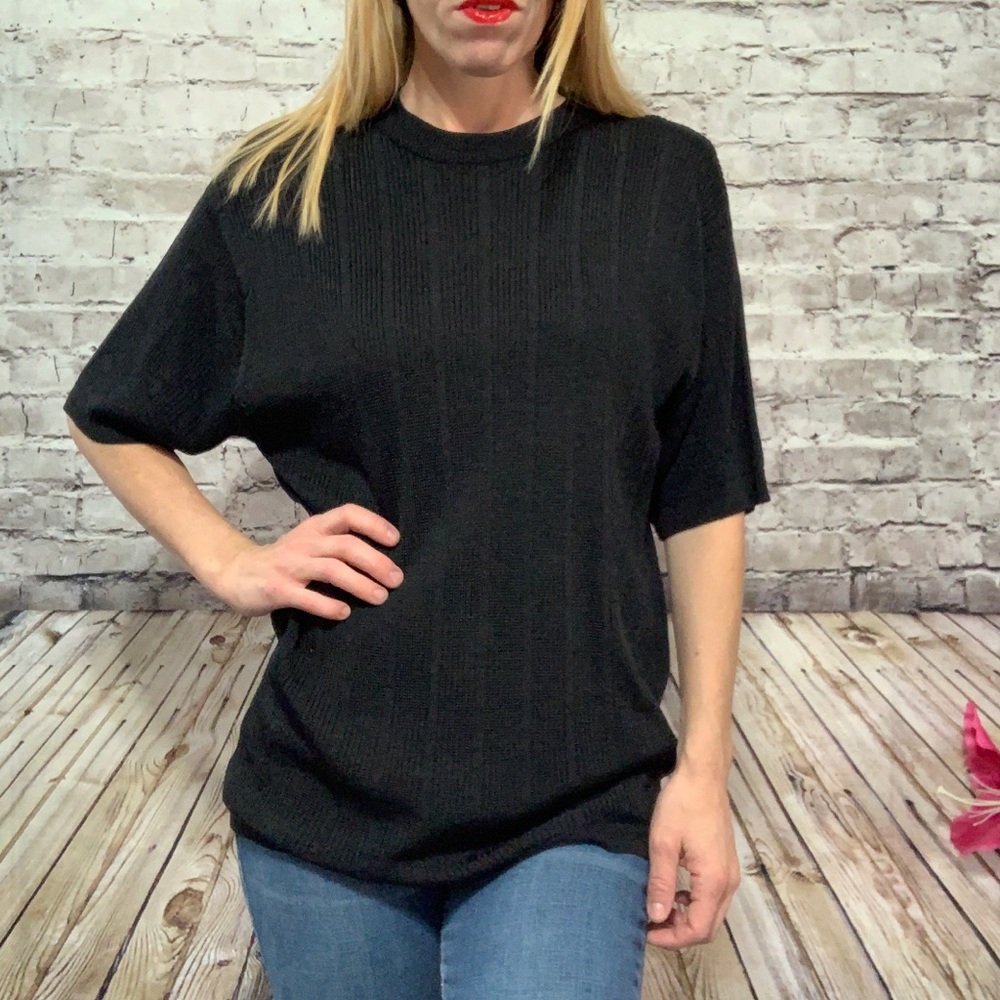 ‼️Alberto Celini Knit Black top Size Small‼️